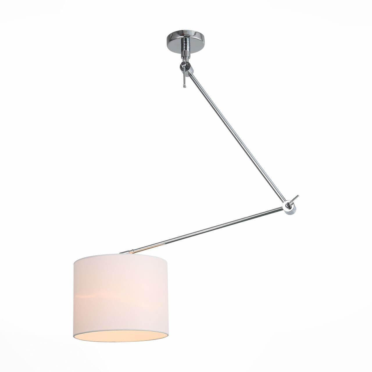 ST LUCE SL460.102.01 Светильник потолочный  Хром/Белый E27 1*60W (из 2-х коробок) — миниатюра 1