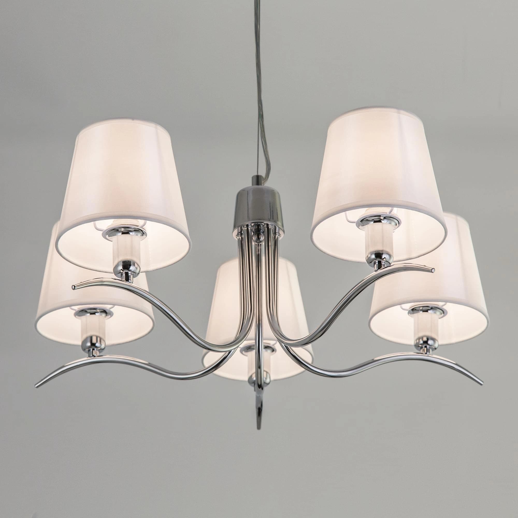 Citilux CL439151 Эмма Хром+Белый Светильник Люстра — миниатюра 7