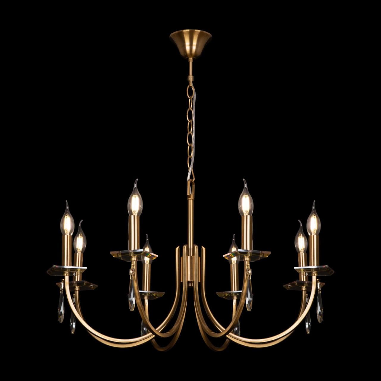 Freya Crystal Золото Люстра FR1006PL-08G — миниатюра 6
