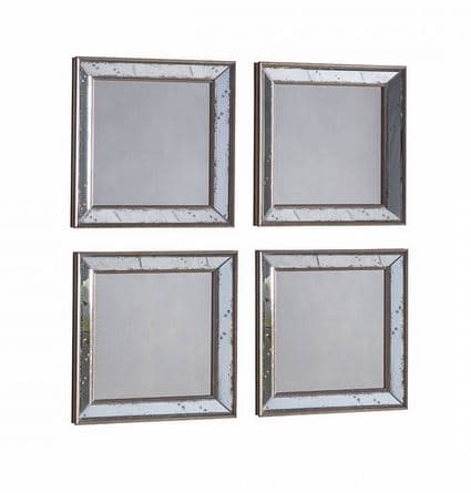 Natural Concept Зеркало CL (прозрачный) 391x35x391mm (комплект из 4 шт) NC-BAM-MR-5036