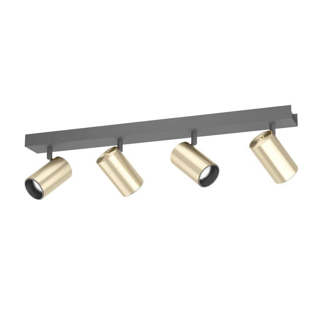 Eglo 390085 Спот CUMARIBO, GU10, 4Х4,5W, 4Х345lm, L640, B65, сталь, черный, никель