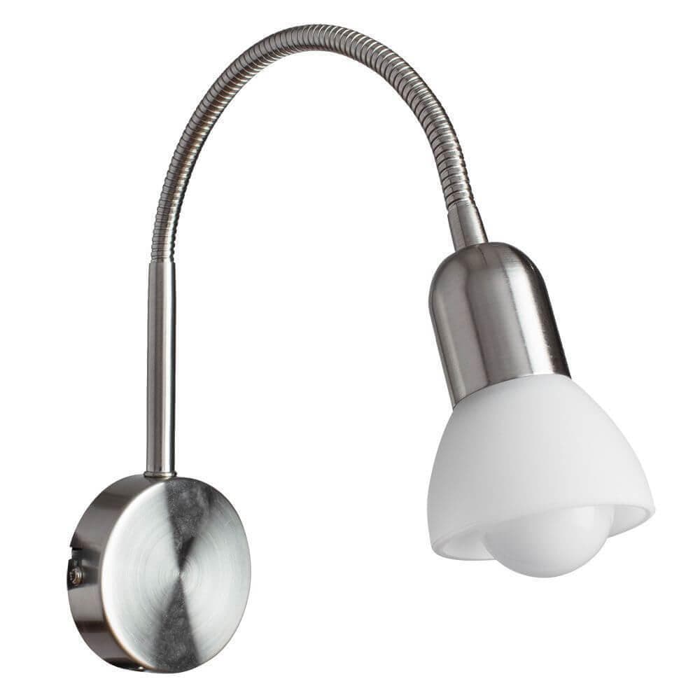 Arte Lamp Falena Серебро/Белый Спот 1x40W 1xE14 A3116AP-1SS — миниатюра 1
