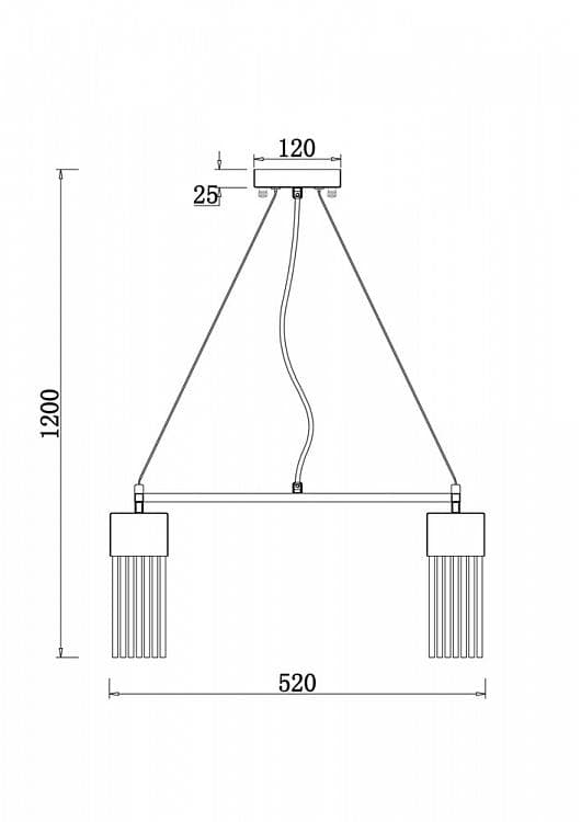 Freya Modern Никель Светильник подвесной FR5050PL-05N — миниатюра 6