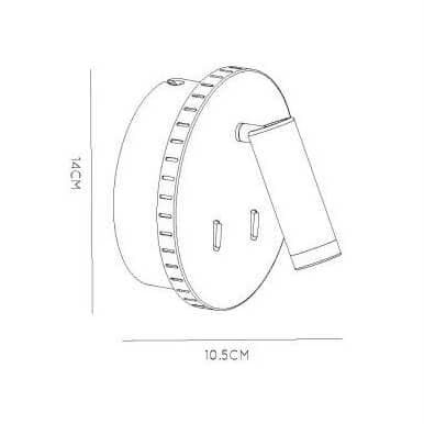 Lucide BENTJER Белый Бра 79201/09/31 — миниатюра 5