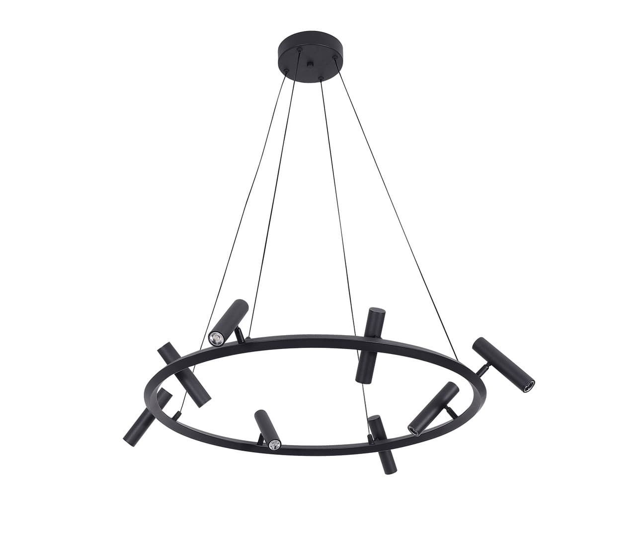 Kink Light 07613-8A,19 Люстра Верония черный Led 24w