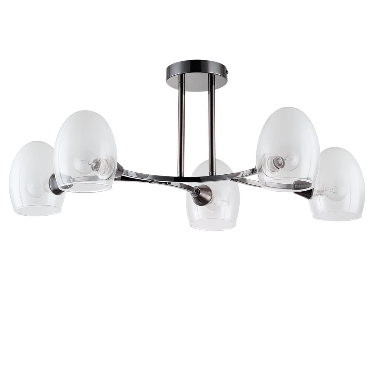 Lumion 6513/5C MODERNI LN23 117 чёрный Люстра потолочная E14 5*40W 220V KENDALL