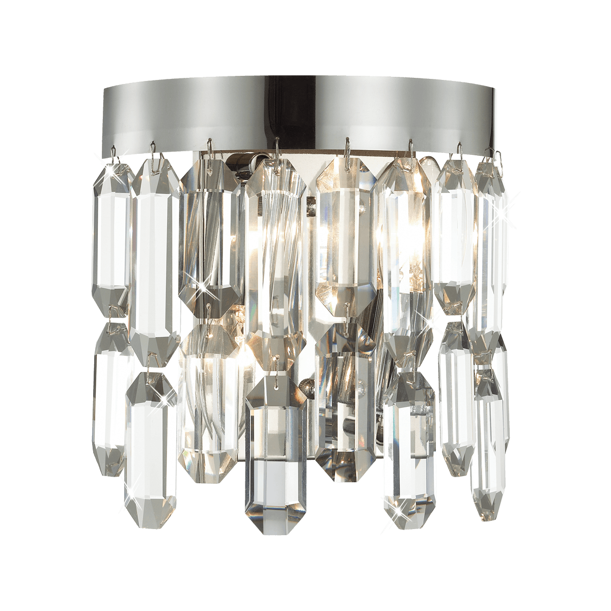 Odeon Light 4985/2W HALL ODL22 383 хром/хрусталь Бра E14 2*40W DAKISA — миниатюра 2