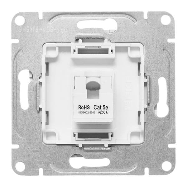 EKF Механизм розетки RJ45 (cat5), белый Эпика — миниатюра 7