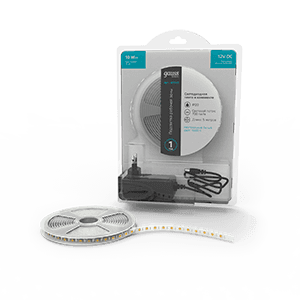 Gauss Лента Basic в комплекте 12V 10W/m 700lm/m 4000K IP20 LED 5m 1/50 BT043