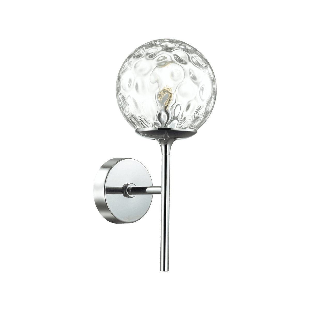 Odeon Light 4982/1W MODERN ODL22 323 хром/прозрачный/стекло Бра E14 1*40W VERASA — миниатюра 2