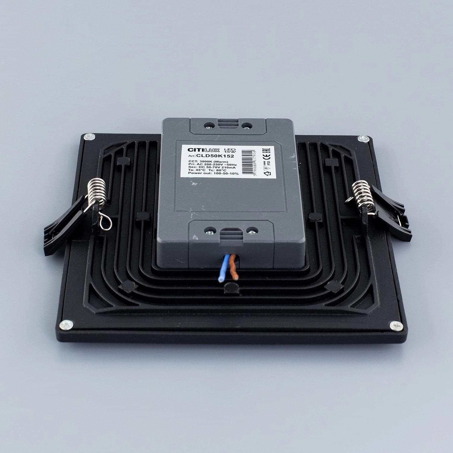 Citilux CLD50K152 Омега Черный Светильник Встр 15W*3000K — миниатюра 3