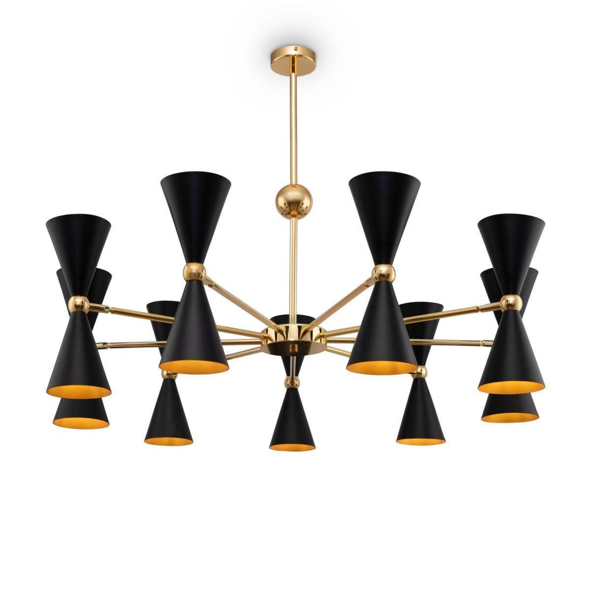 Maytoni Modern Черный с Золотом Светильник подвесной MOD108PL-18GB — миниатюра 1