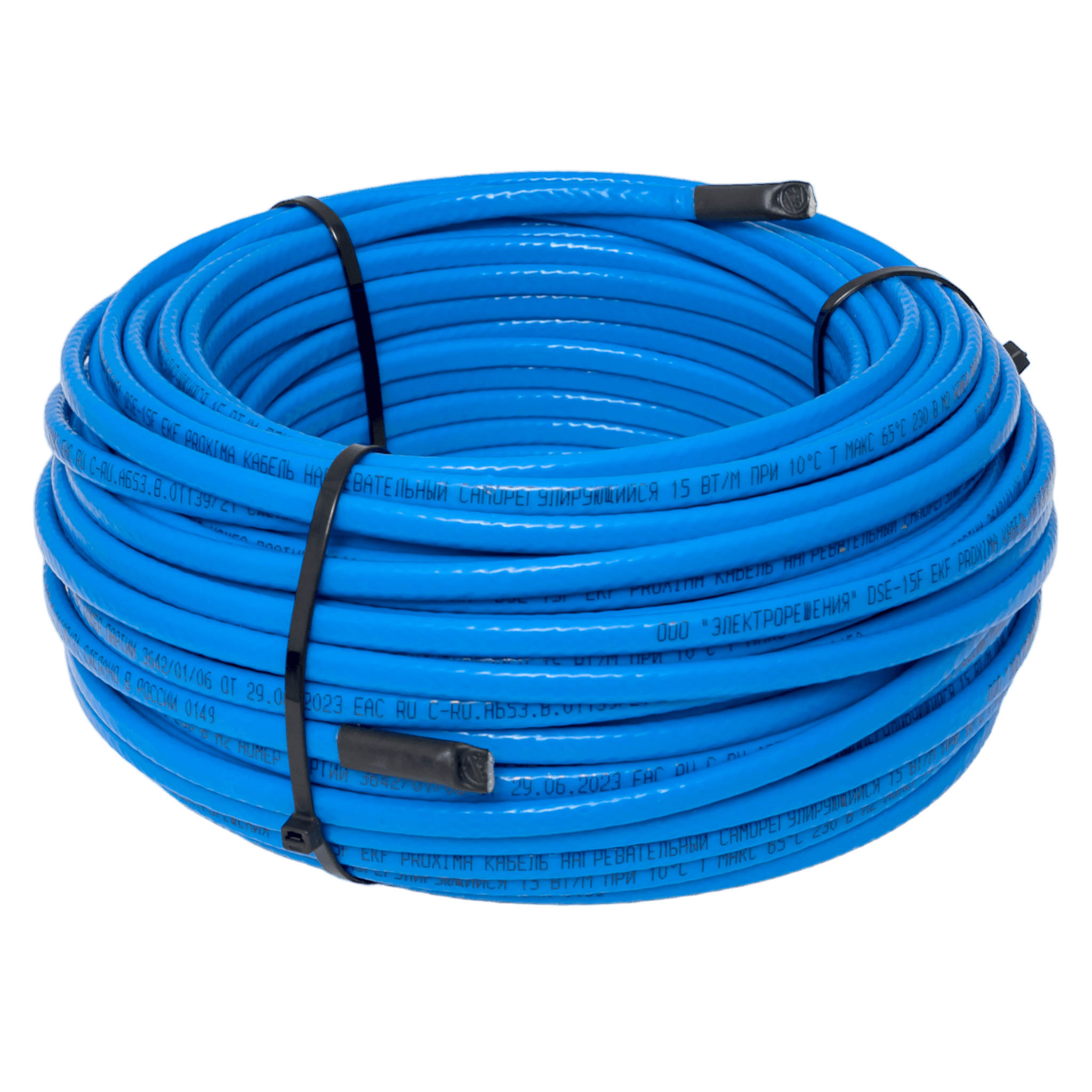 EKF Кабель нагревательный саморегулирующийся DSE-15F (15 Вт/м) 200 м, фторполимер
