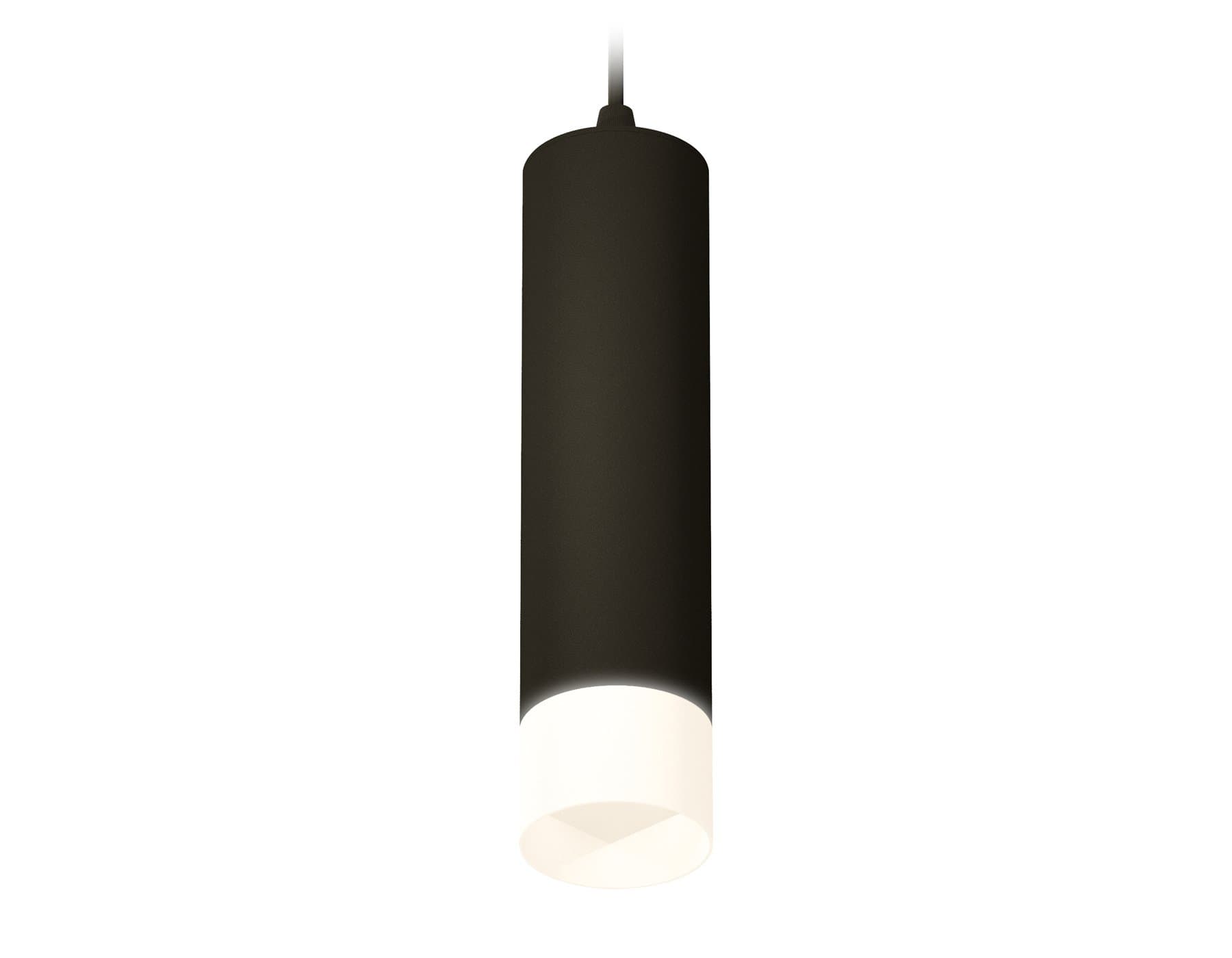 Ambrella Комплект подвесного светильника с акрилом XP6356005 SBK/FR черный песок/белый матовый MR16 GU5.3 (A2302, C6356, N6252) — миниатюра 1