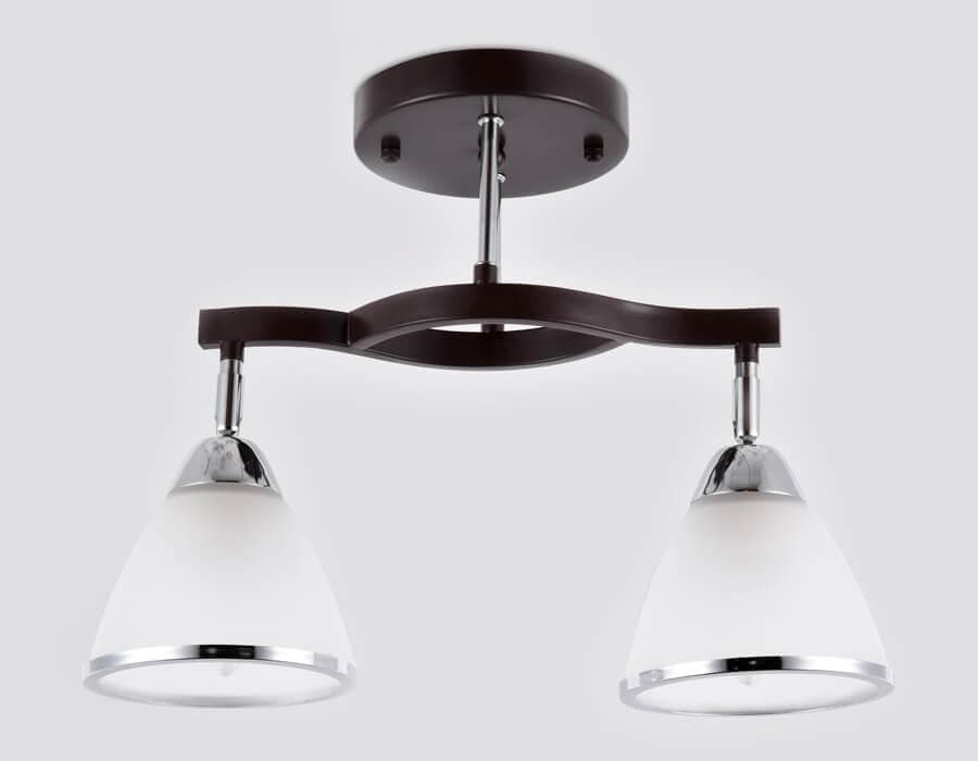Ambrella Подвесная люстра TR3111/2 DCF/CH темный кофе/хром E27 max 40W 400*150*315 — миниатюра 4