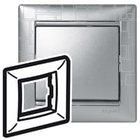 Legrand Valena Алюминий модерн Рамка 1-ая 770341 — миниатюра 2