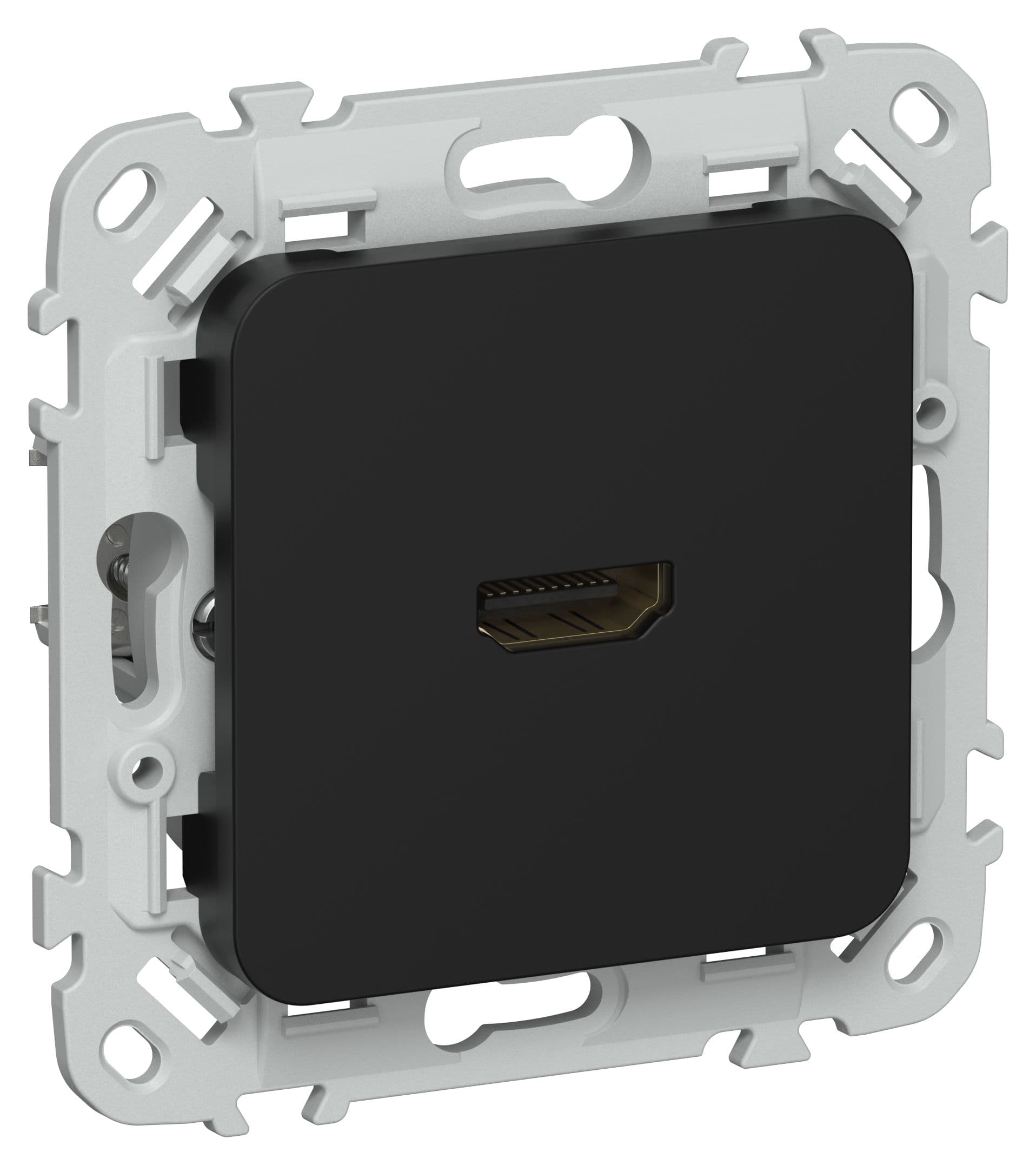 IEK FLITE Черный Розетка HDMI — миниатюра 1