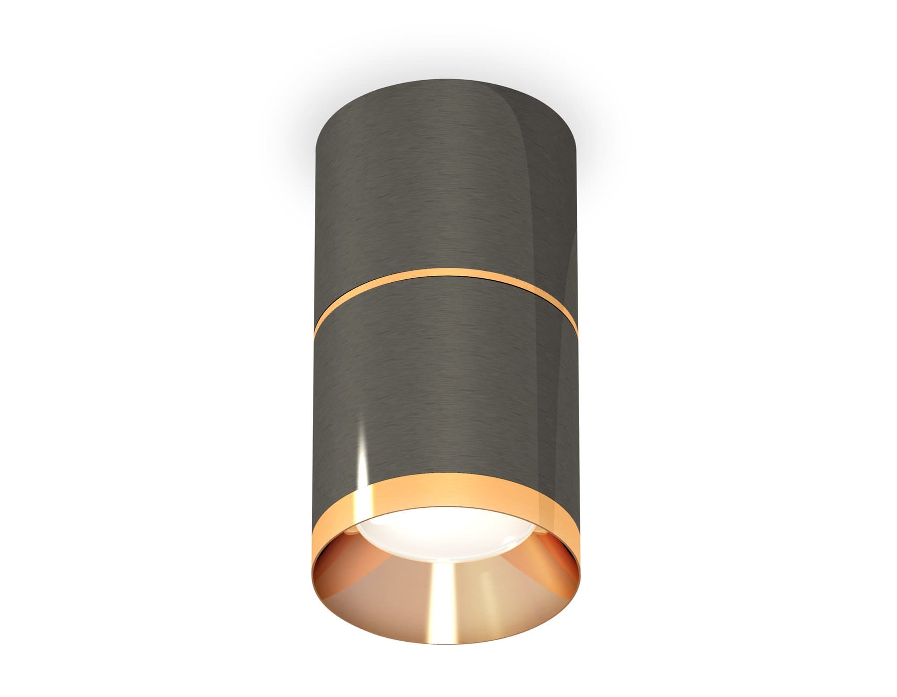 Ambrella Комплект накладного светильника XS7403081 DCH/PYG черный хром/золото желтое полированное MR16 GU5.3 (C7403, A2072, C7403, N7034)