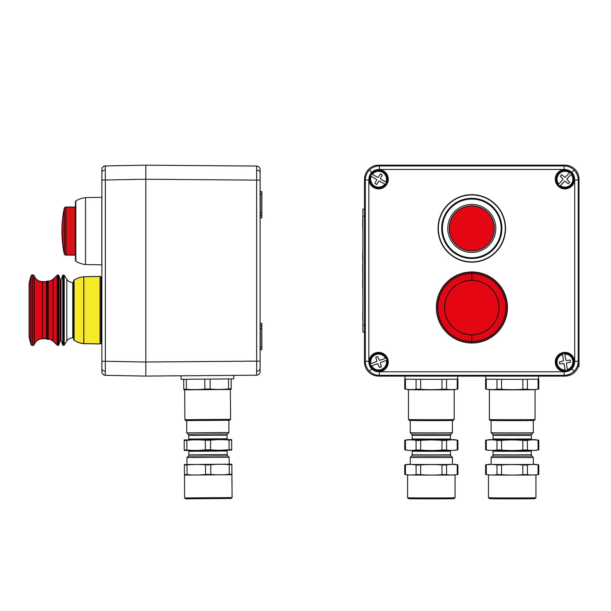 DKC CPE-A-12-(1xLR(220)-1xP3E(11))-2xKA2MHK(C)1Ex d e IIC Т5 Gb / Ex tb IIIC T95°C Db IP66