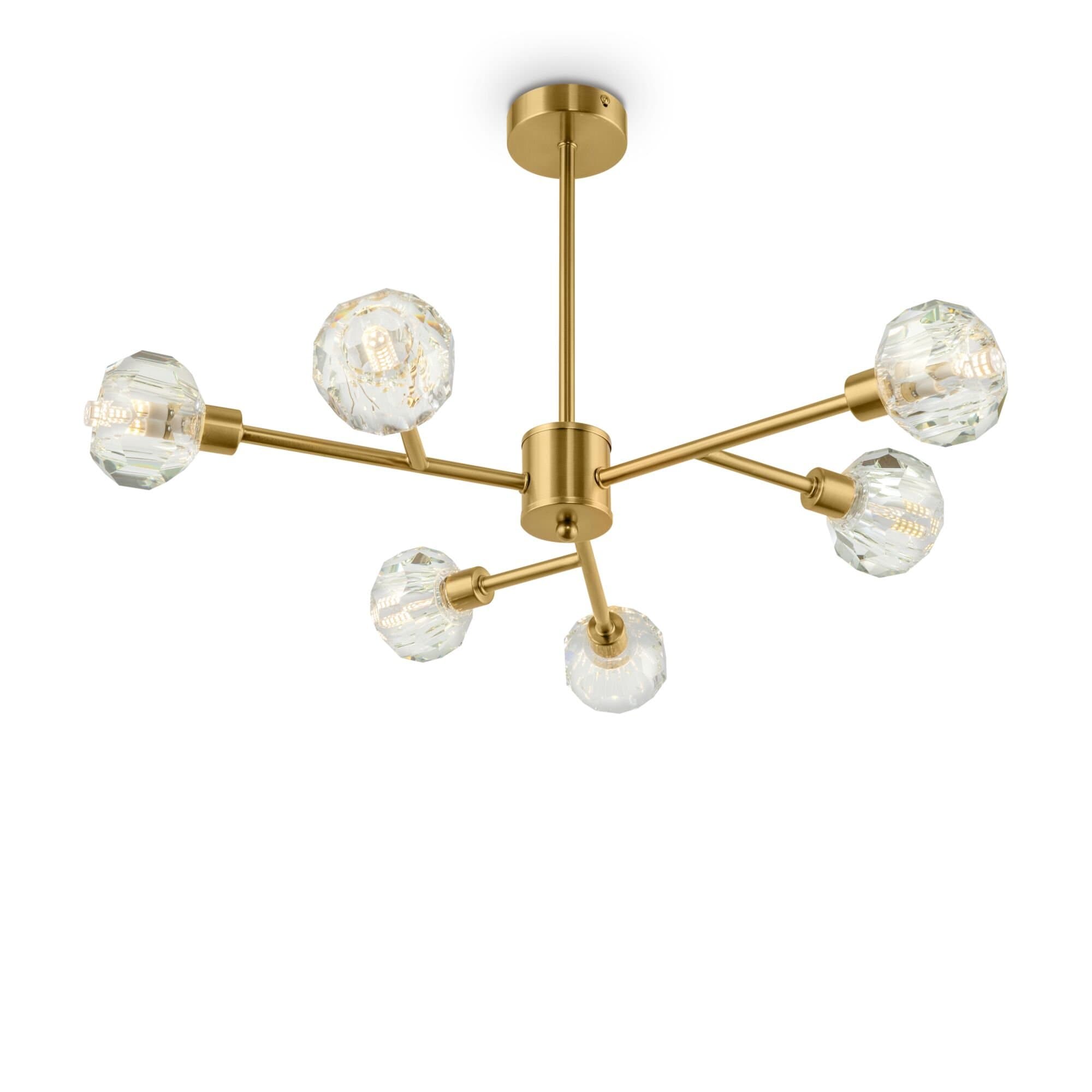 Freya Crystal Grace Золотая бронза Люстра FR5114PL-06BZ — миниатюра 5