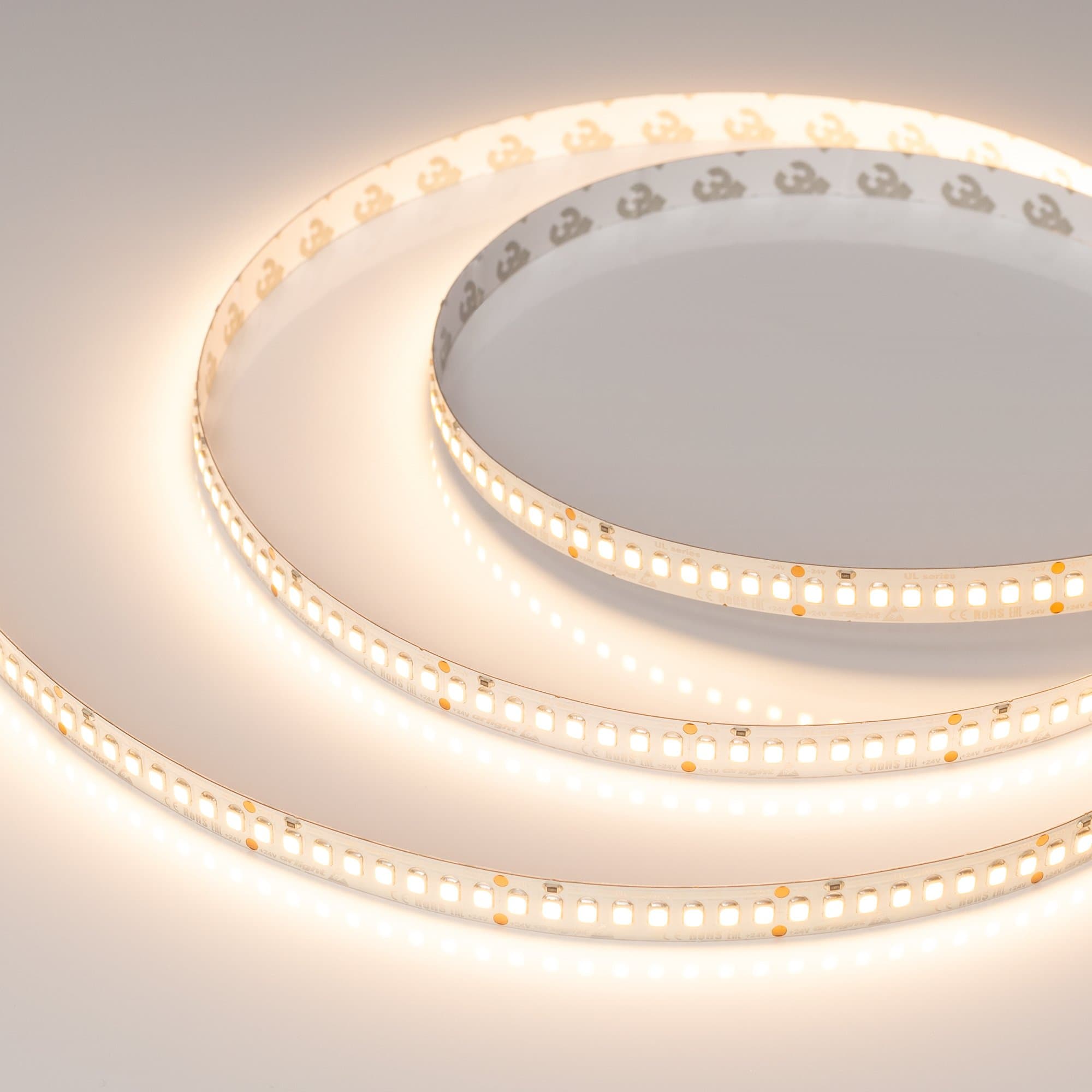 Arlight Лента UL-A200-10mm 24V Warm2700 (20 W/m, IP20, 2835, 5m) (Открытый) 037222 — миниатюра 3
