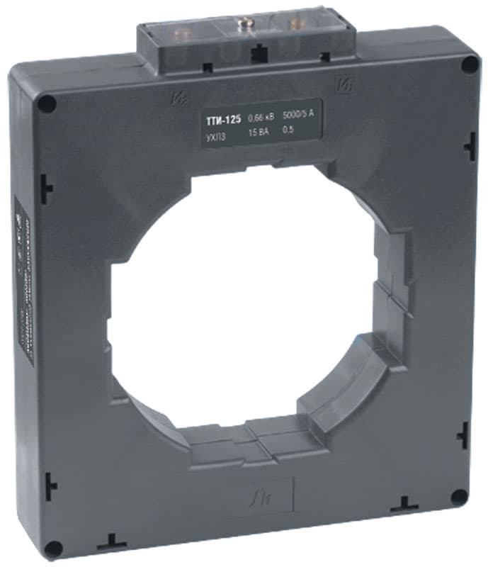 IEK Трансформатор тока ТТИ-125 3000/5А 15ВА класс 0,5S — миниатюра 2