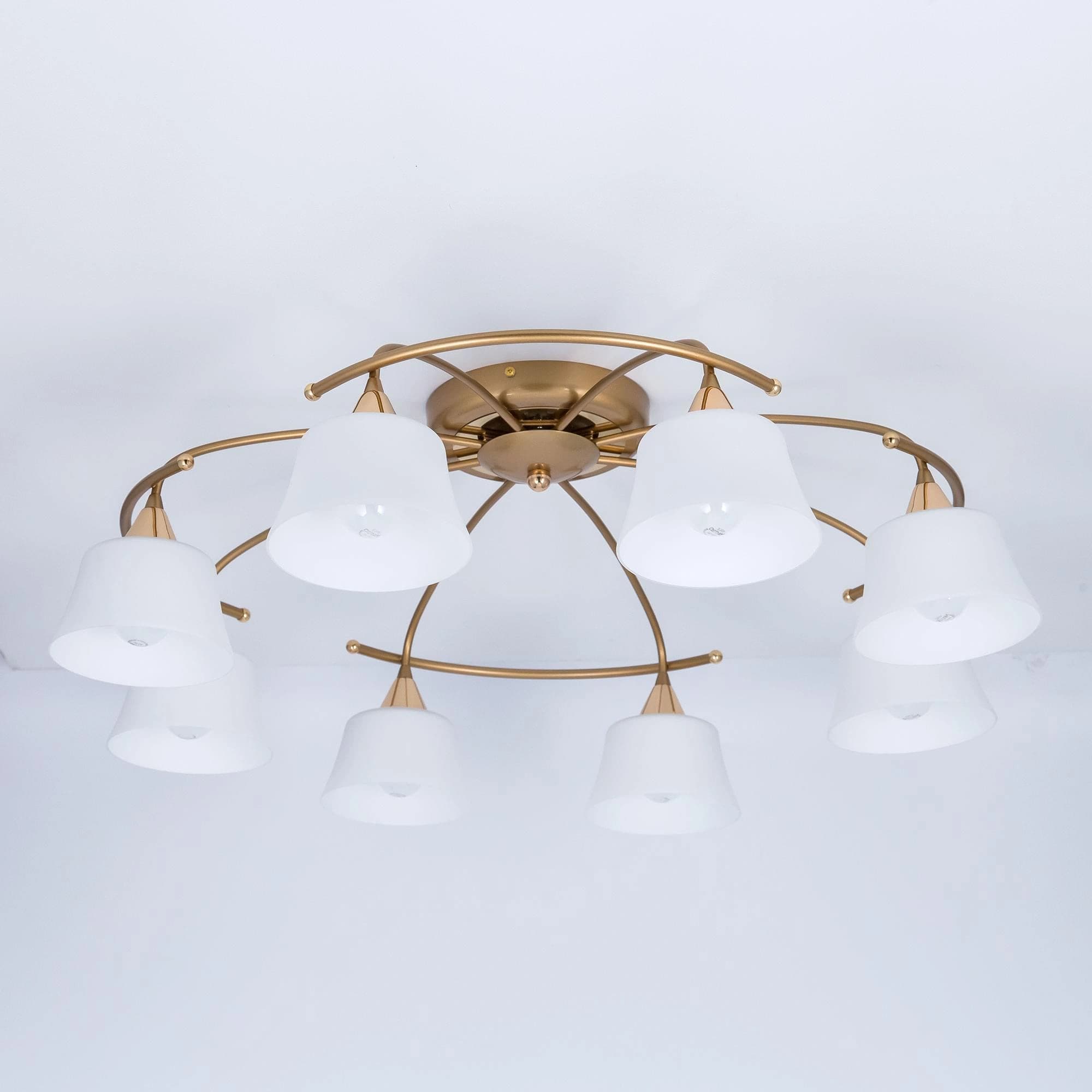 Citilux CL110182 Стелла Золото+Золот.Металлик Светильник Люстра — миниатюра 7