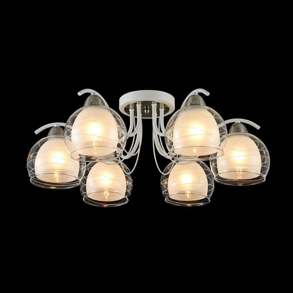 Freya Modern Nikki Белый Потолочный светильник E14 60W FR5052-CL-06-W — миниатюра 9