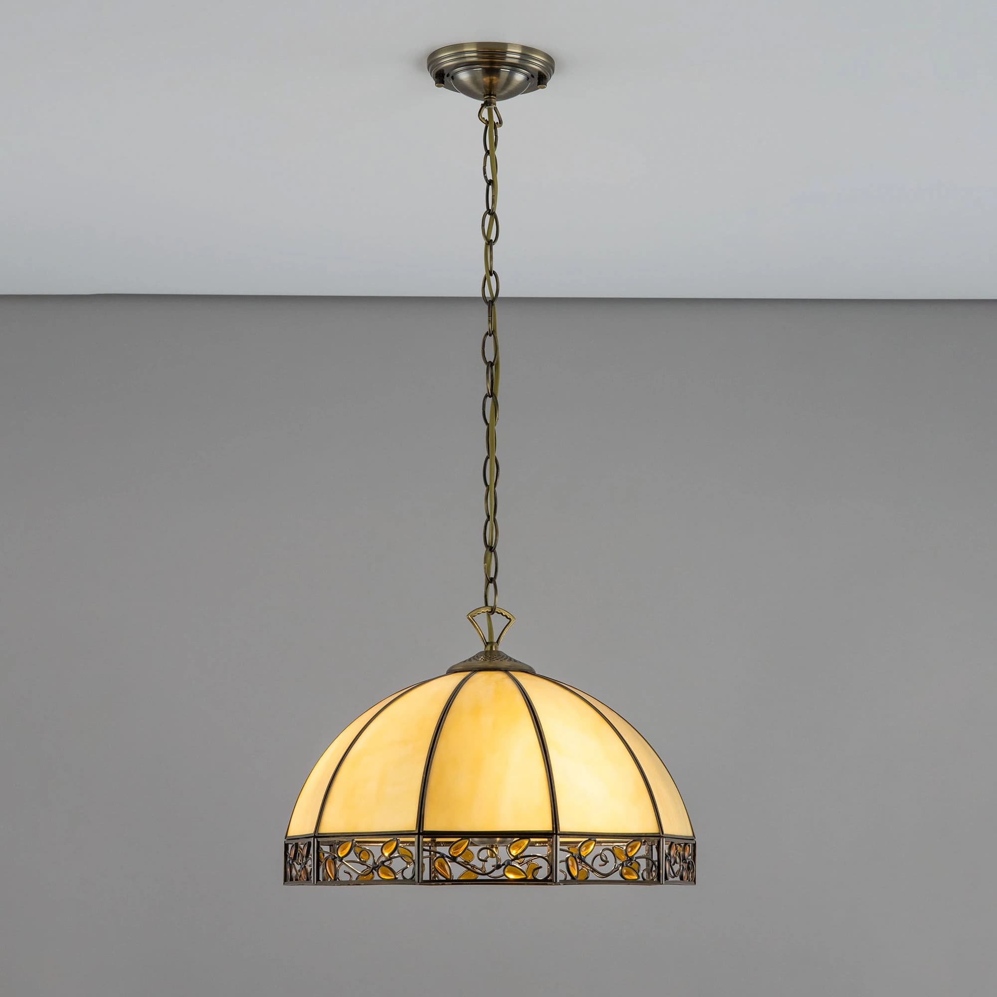Citilux CL440231 Шербург-2 Беж.+Янтарн. Светильник Люстра — миниатюра 10