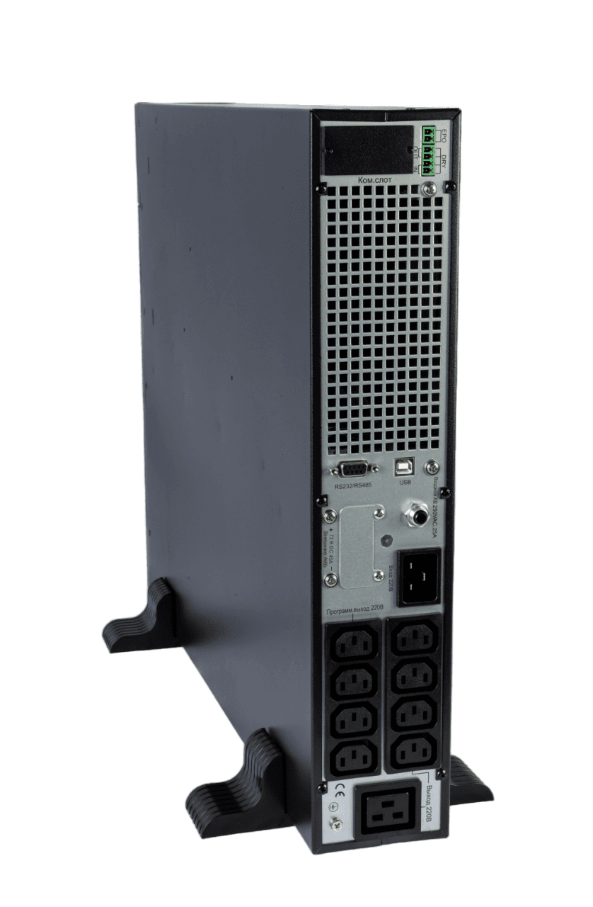 Systeme Electric ИБП SRTSE 2 поколения 2000 ВА/Вт, 2U, 8 C13+1 C19, USB, RS-232, сухие контакты — миниатюра 10