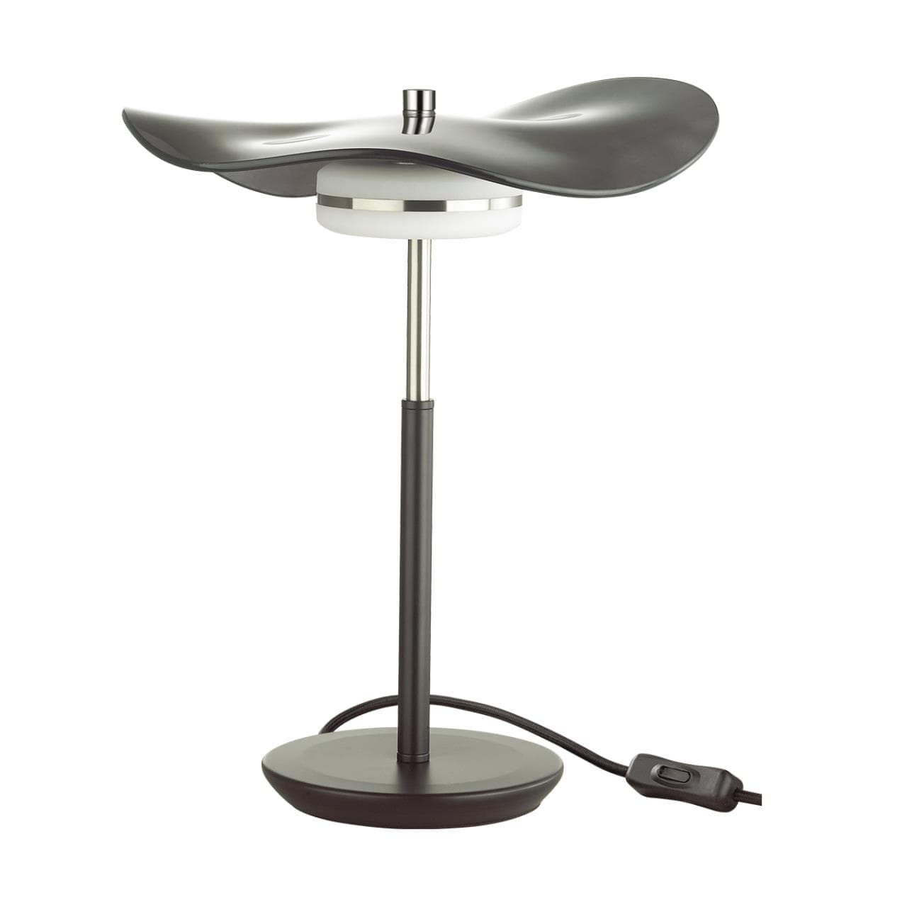 Odeon Light 4859/10TL L-VISION ODL_EX21 никель/черный/стекло Настольная лампа LED 1*13W 4000K FLUENT — миниатюра 1