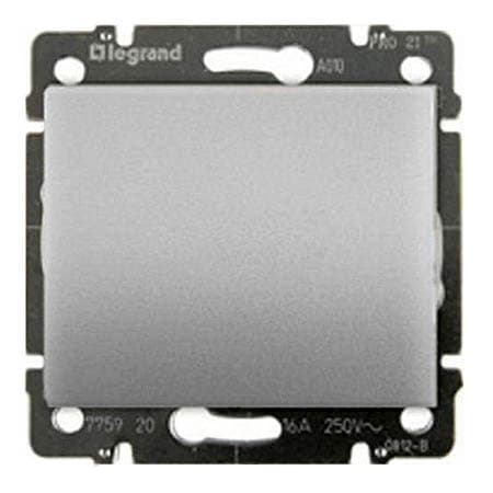 Legrand Galea Life Алюминий Накладка заглушки с суппортом 771378 — миниатюра 2