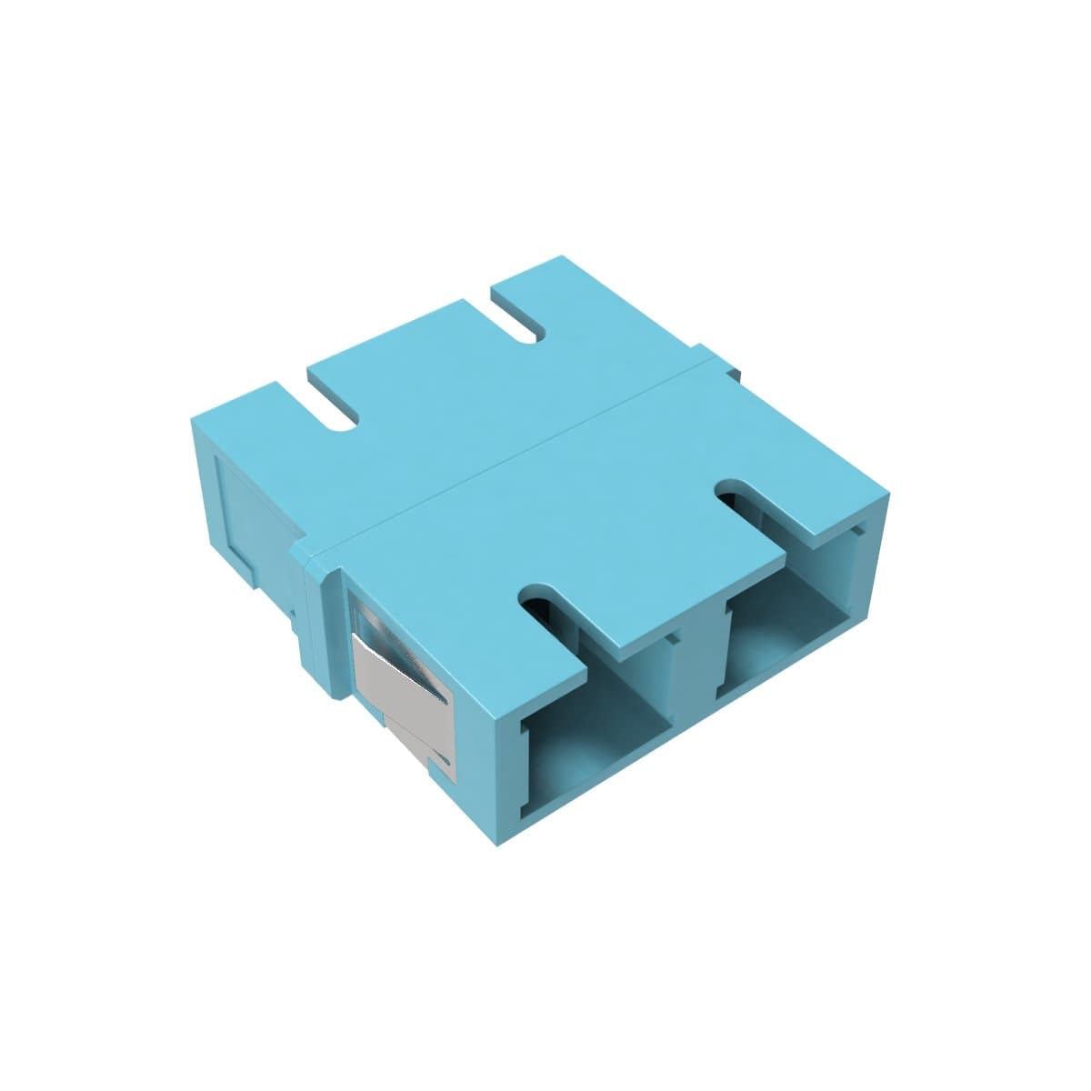 DKC Адаптер SC/UPC-Duplex TOP, ОМ3, бирюзовый