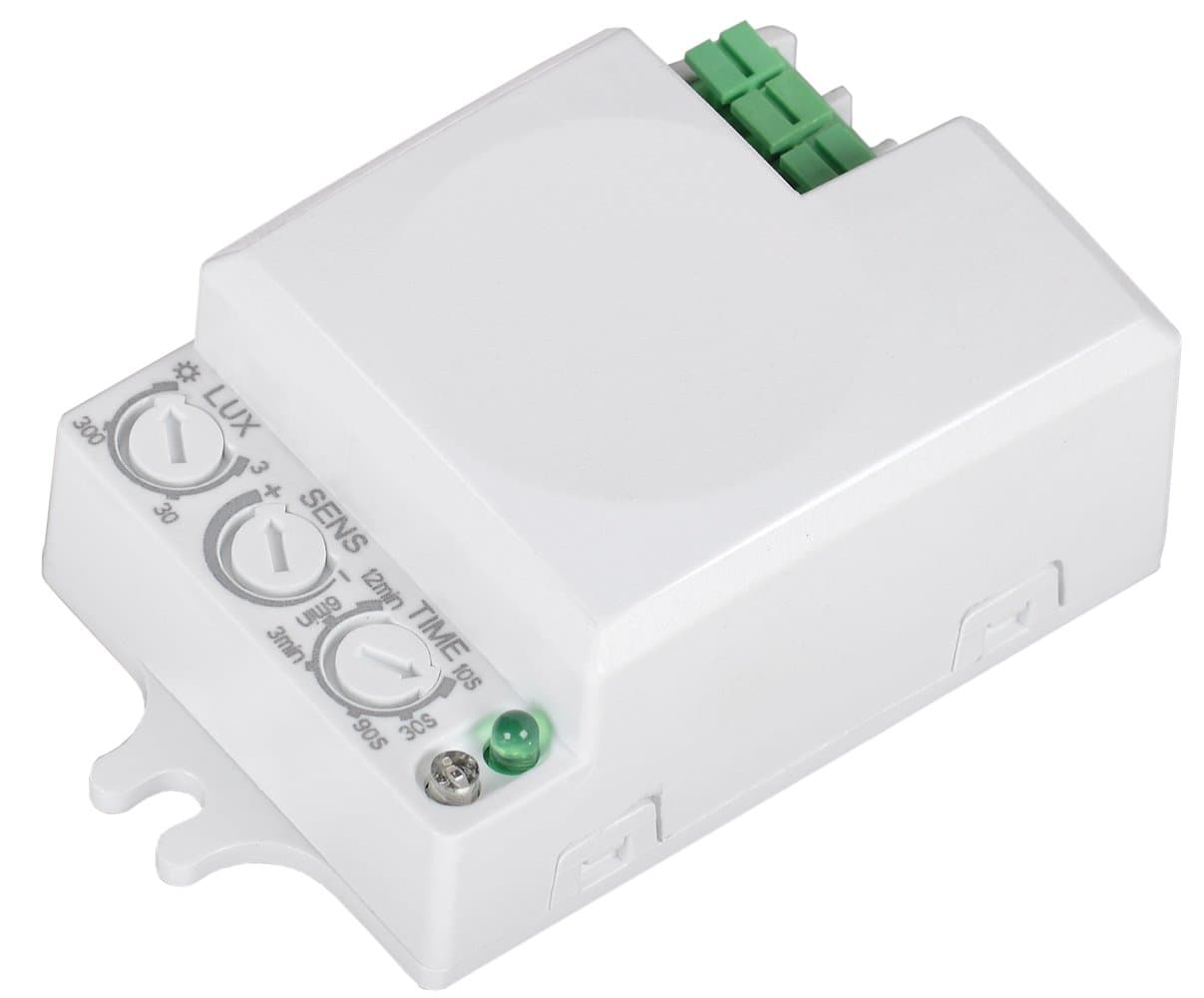 IEK Датчик движения ДД-МВ 401 белый, 500Вт, 360 гр.,8М,IP20, — миниатюра 1