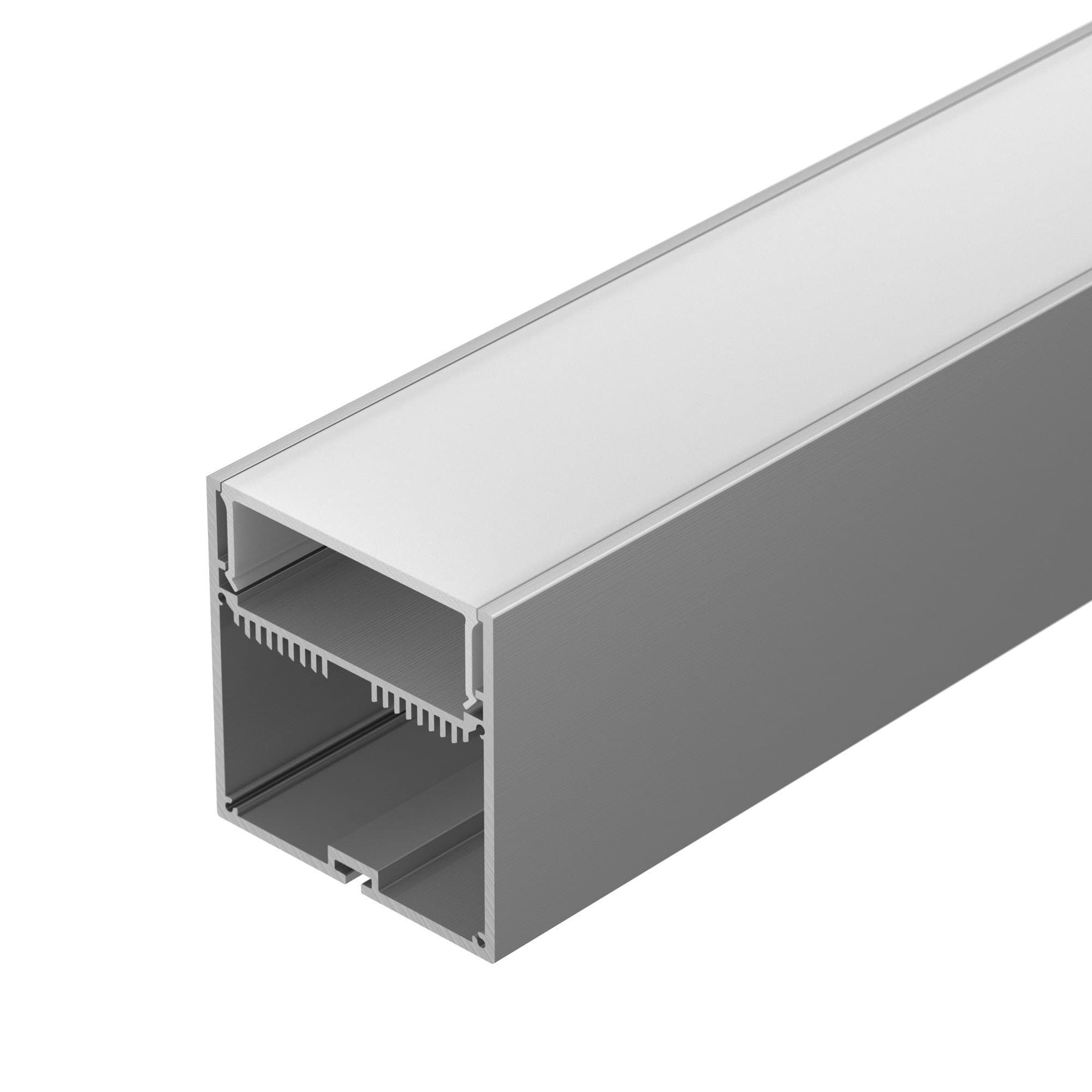 Arlight Профиль с экраном SL-LINE-7477-2500 ANOD+OPAL (Алюминий) 020468 — миниатюра 1