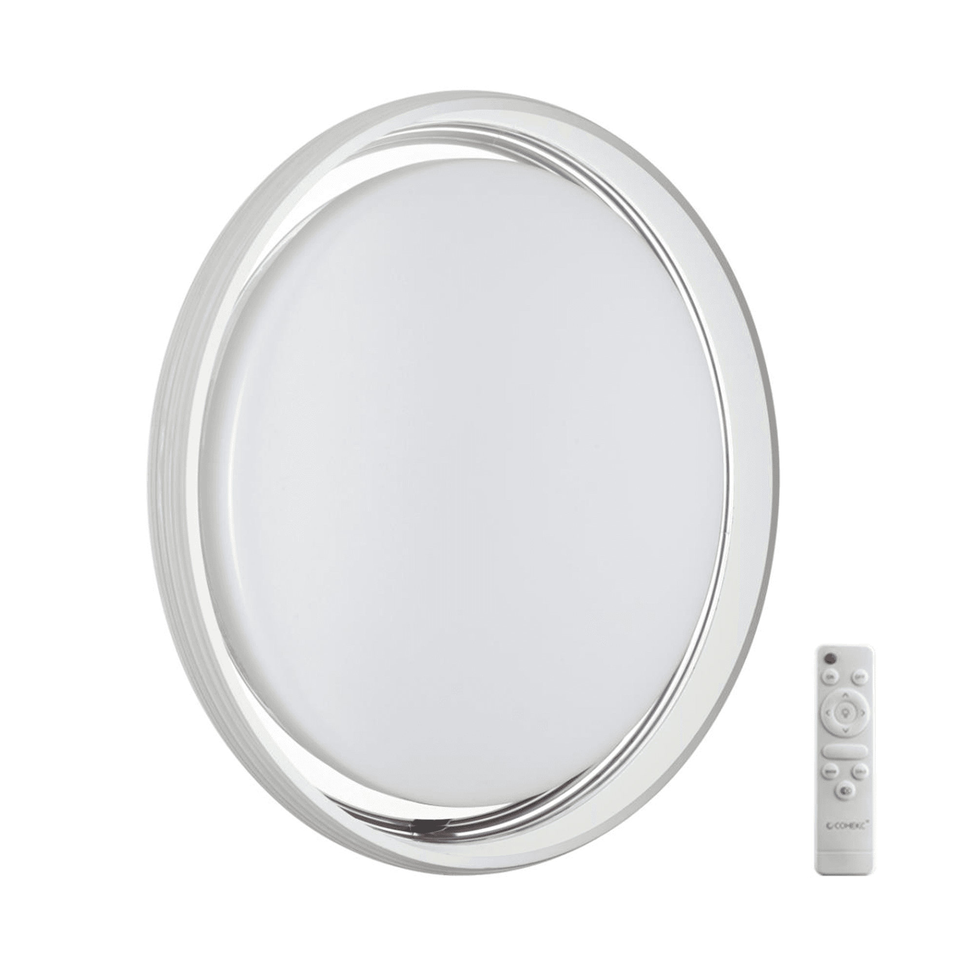 Sonex 7697/DL MARON SN 93 Светильник пластик/белый/прозрачный LED 48Вт 3000-6000K D455 IP43 пульт ДУ HANI