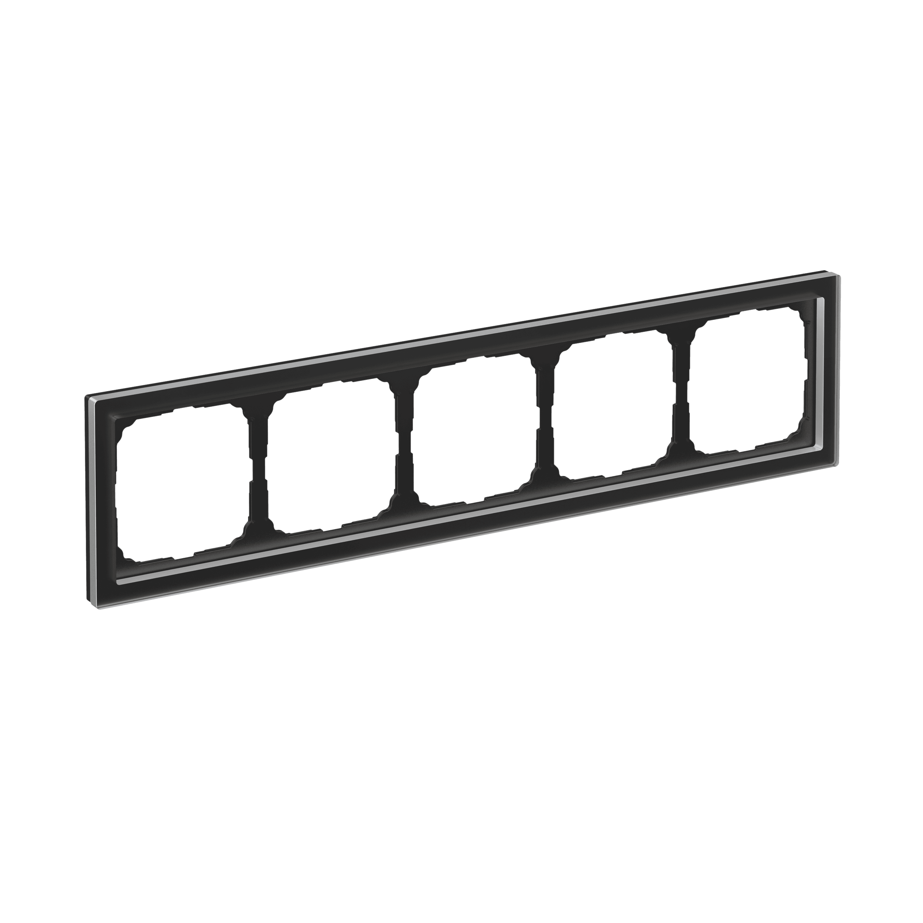 Systeme Electric ArtGallery Pure Органическое стекло Черный Рамка 5-ая — миниатюра 6