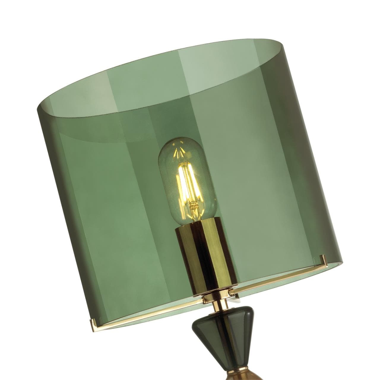 Odeon Light 4889/1S STANDING ODL_EX22 21 зеленый/стекло Абажур для высокой лампы TOWER