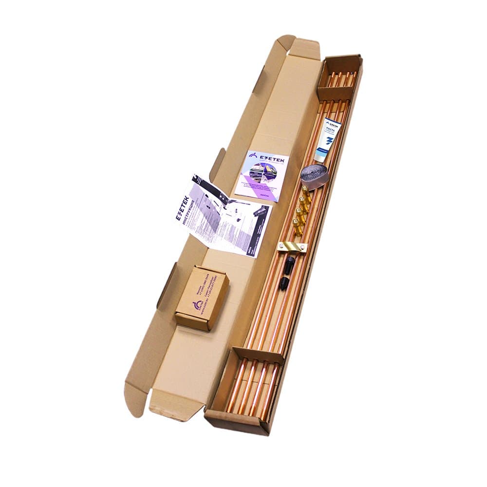 EZETEK Комплект заземления EZ – 6 (6 метров, 14 мм, 5 х 1200 мм) без насадки SDS-max 60222