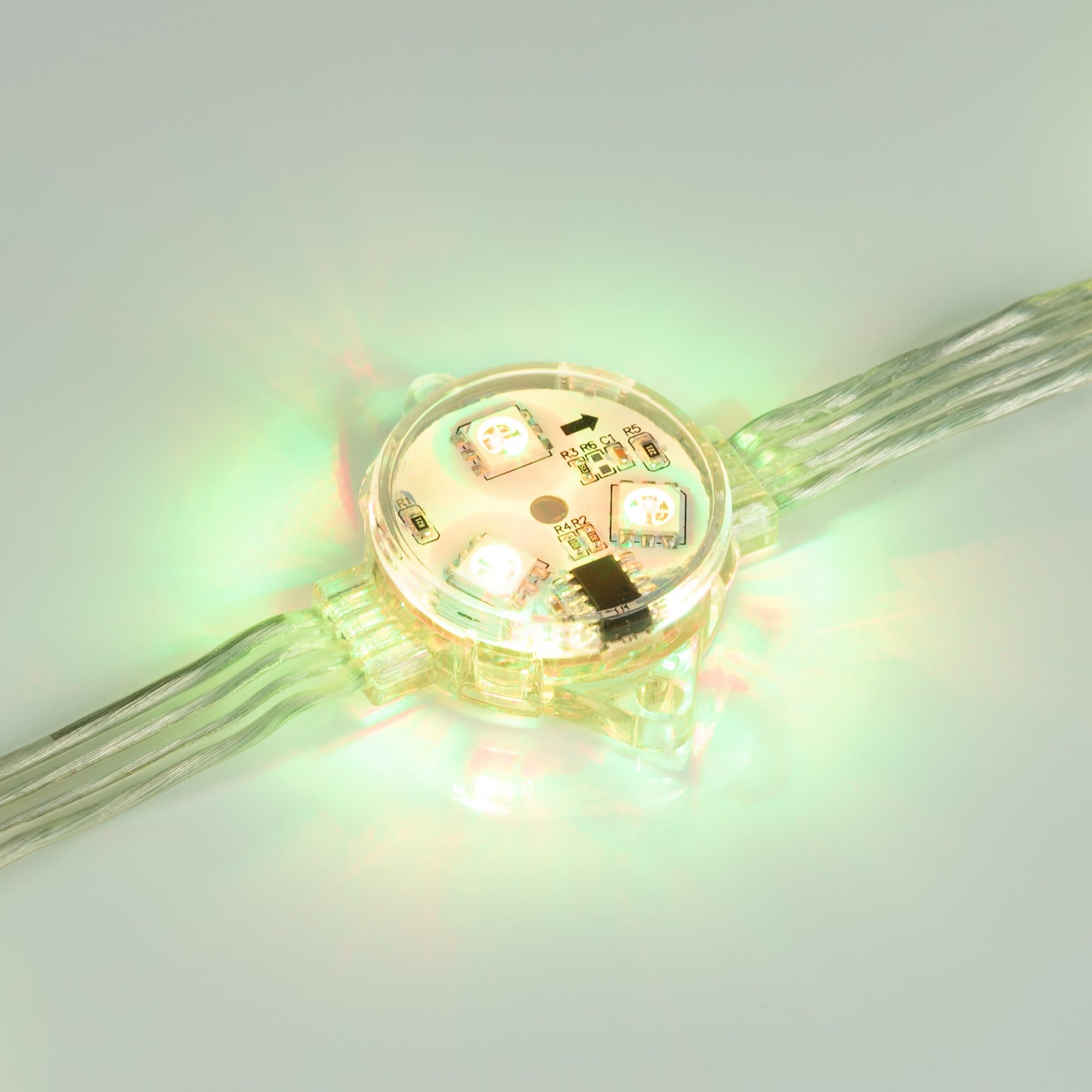 Arlight Модуль управляемый DMX-B3-D30 12V RGB (0.72W, IP68, 140 deg) (Пластик, 3 года) 036772 — миниатюра 3