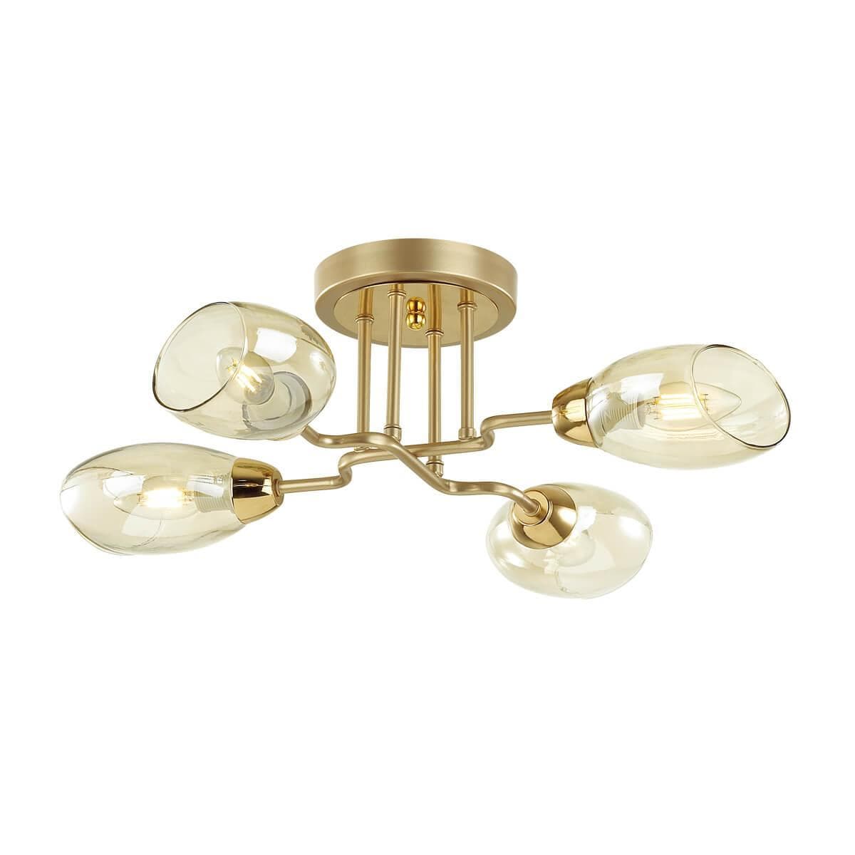 Lumion 4536/4C MODERNI LN21 178 золото, матовое золото Люстра потолочная E14 4*40W 220V LACIE — миниатюра 1