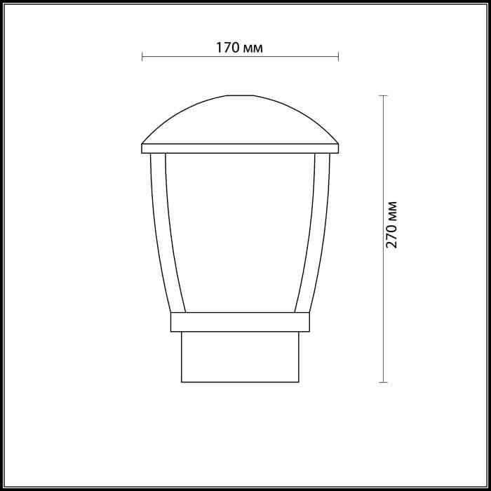 Odeon Light 4051/1B ODL18 707 темно-серый/матовый белый Уличный светильник на столб IP44 E27 100W 220V TAKO — миниатюра 3