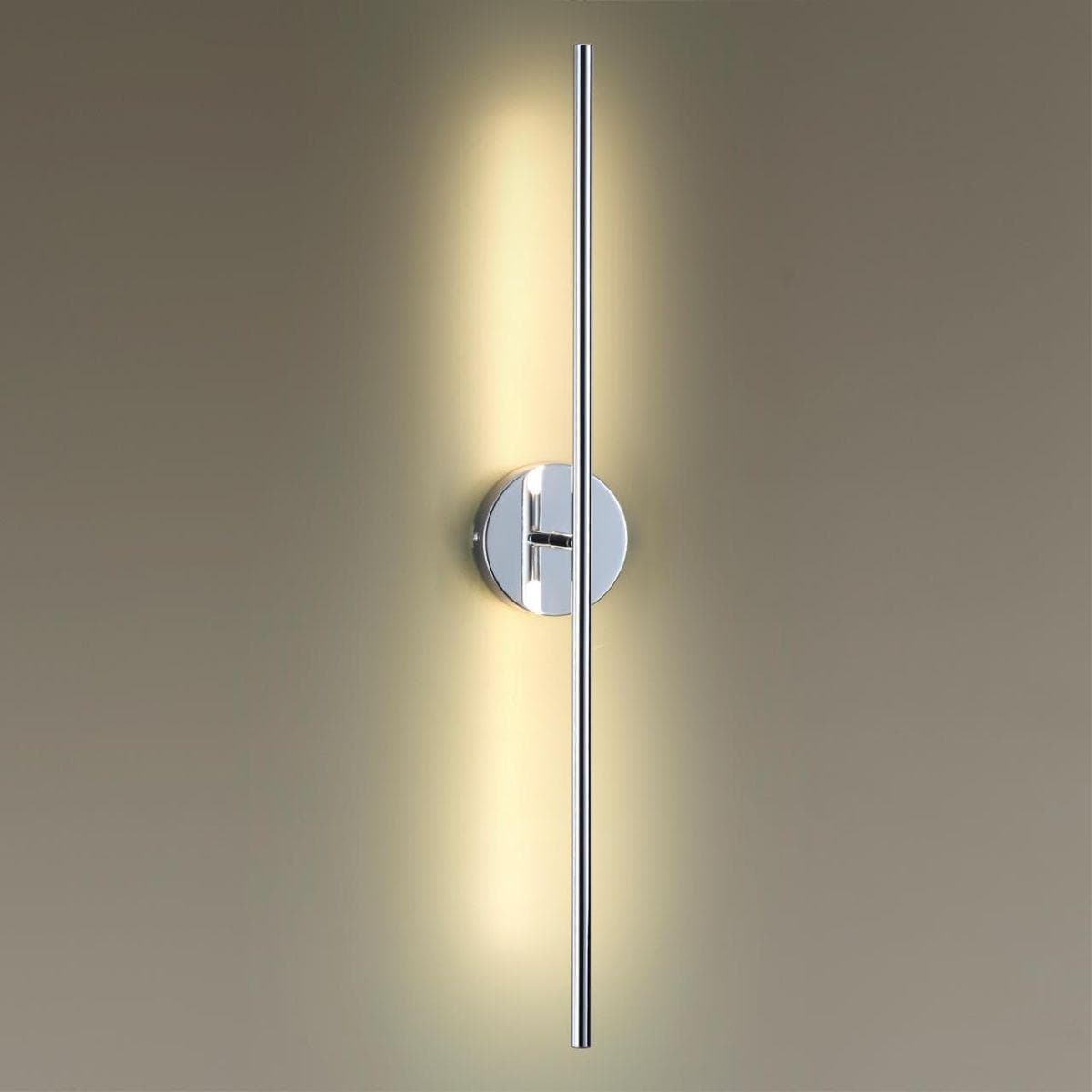 Odeon Light 4323/12WL HIGHTECH ODL22 83 металл/хром полированный Настенный светильник поворотный 360° IP20 LED 10W 586Лм 3000K FUERTE — миниатюра 4