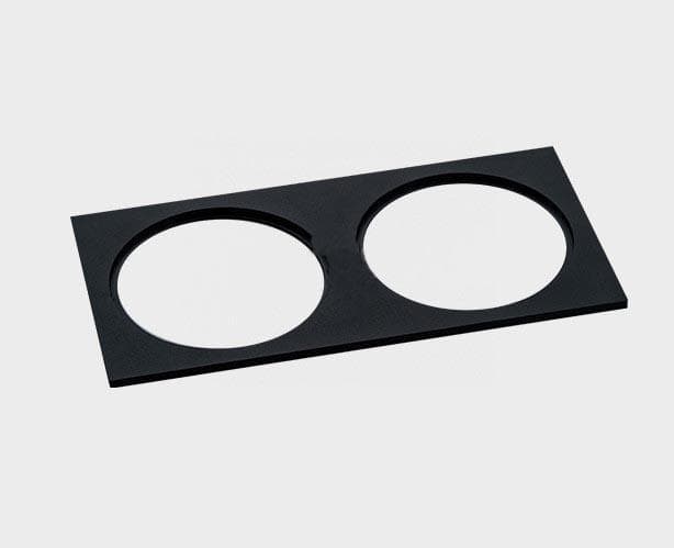 ITALLINE IT06-6016 black FR2 рамка для светильника, шт