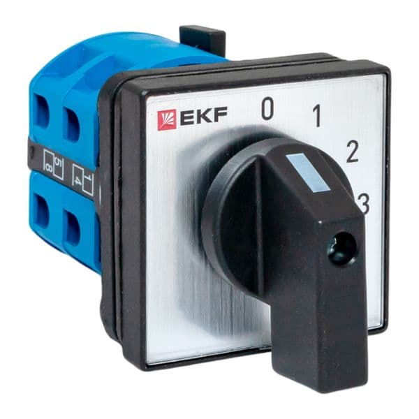 EKF Переключатель кулачковый ПК-1-101 25А 1P «0-1-2-3» IP65 — миниатюра 1