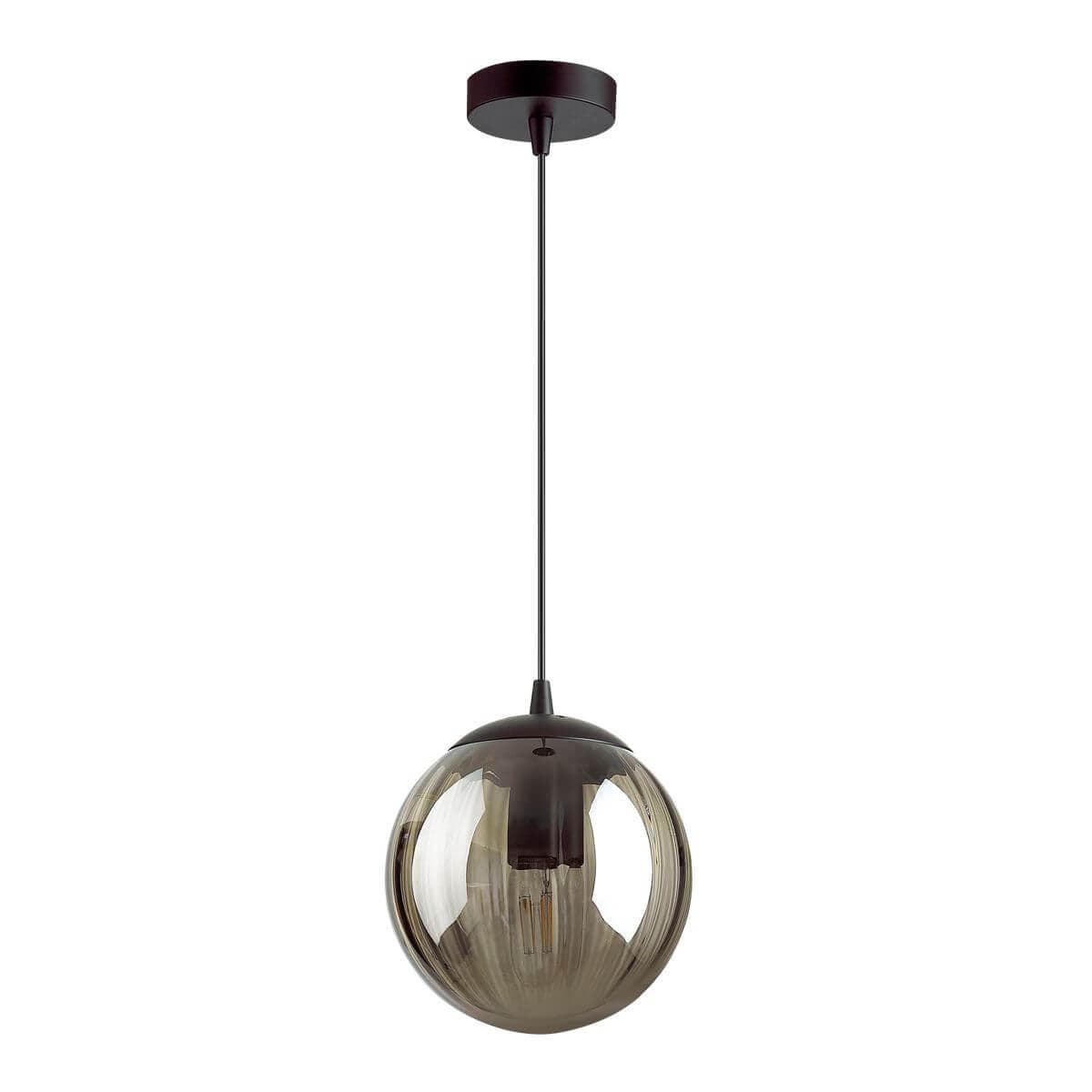Odeon Light 4757/1 ODL21 дымчатый/черный Подвес E27 60W KATA — миниатюра 1