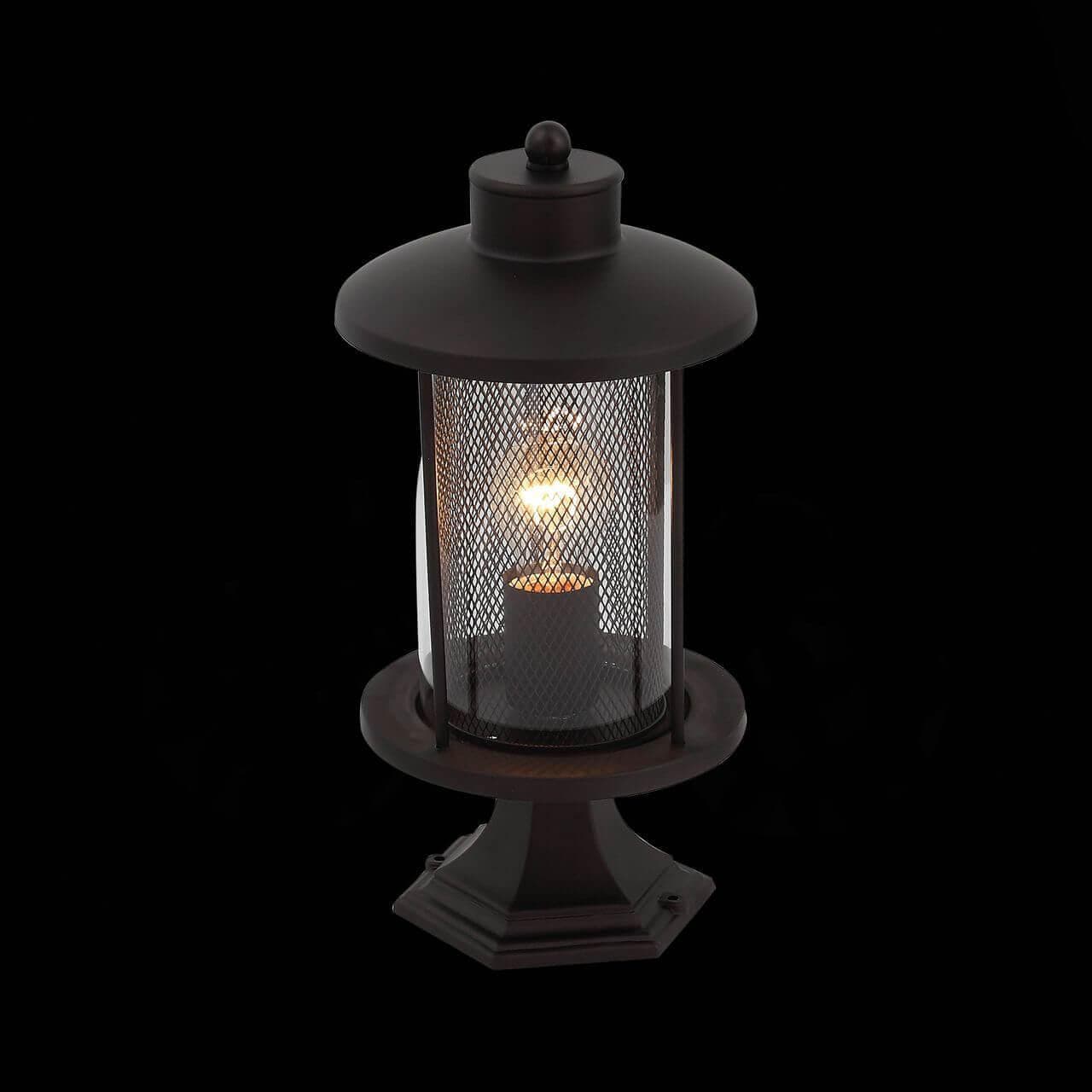 ST LUCE SL080.405.01 Светильник уличный наземный Темный кофе/Прозрачный, Темный кофе E27 1*60W — миниатюра 2