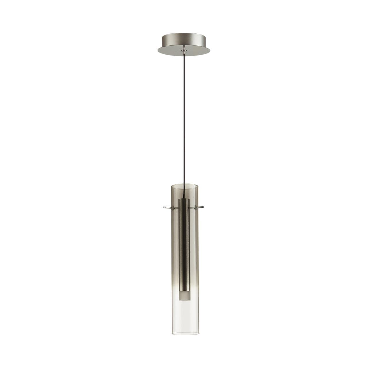 Odeon Light 5062/5LA PENDANT ODL24 317 серебристый/дымчатый/металл/стекло Подвес LED 5W 3000K SHINY