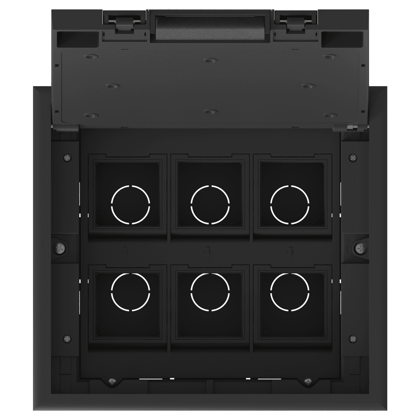 Systeme Elecrtic MultiDesk Люк на 12 модулей IP40 для фальшпола с монтажной коробкой, тип MDK10 — миниатюра 7