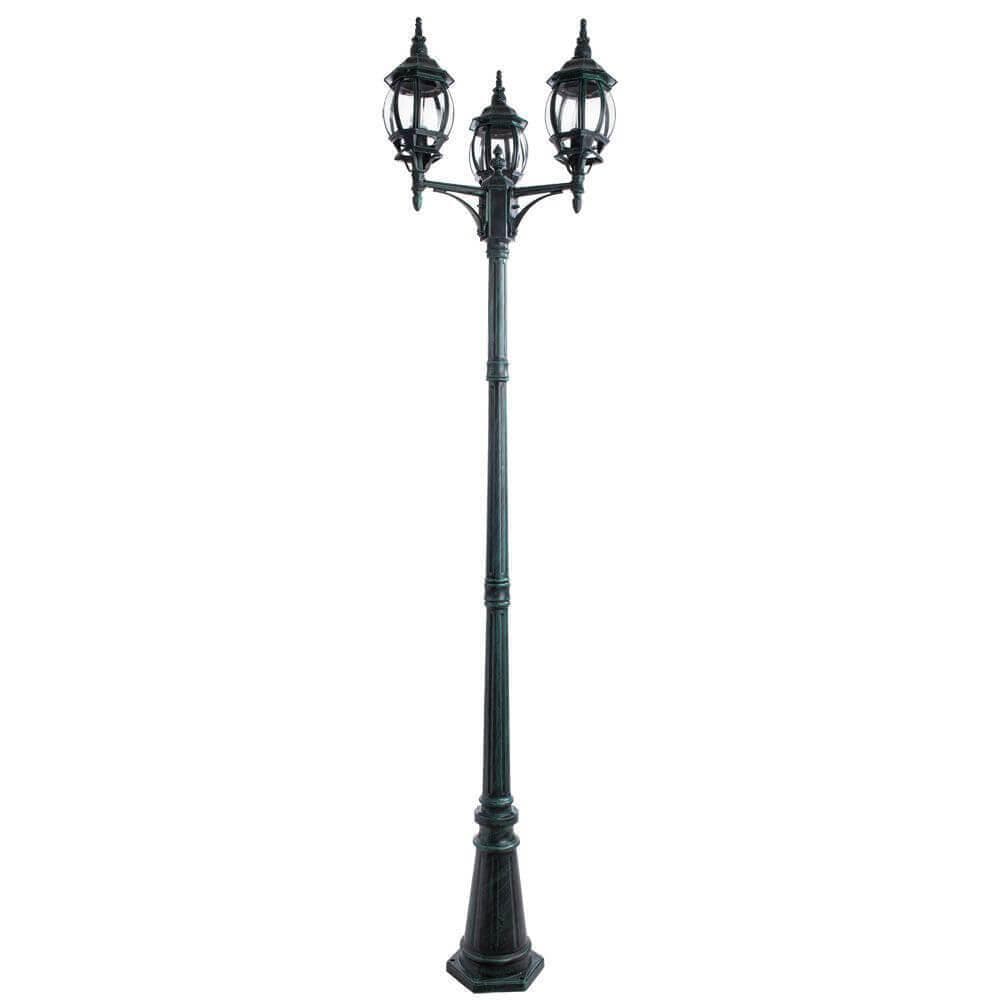 Arte Lamp Atlanta Медь/Белый Светильник уличный наземный 3x75W E27 A1047PA-3BG — миниатюра 1
